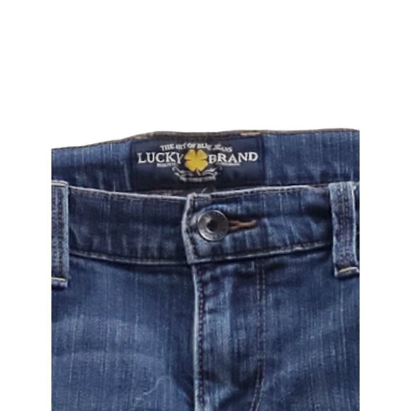 Lucky Brand 8/29 9 Sofia Bootcut Jeans Embroidered Pockets Blue - Picture 4 of 12